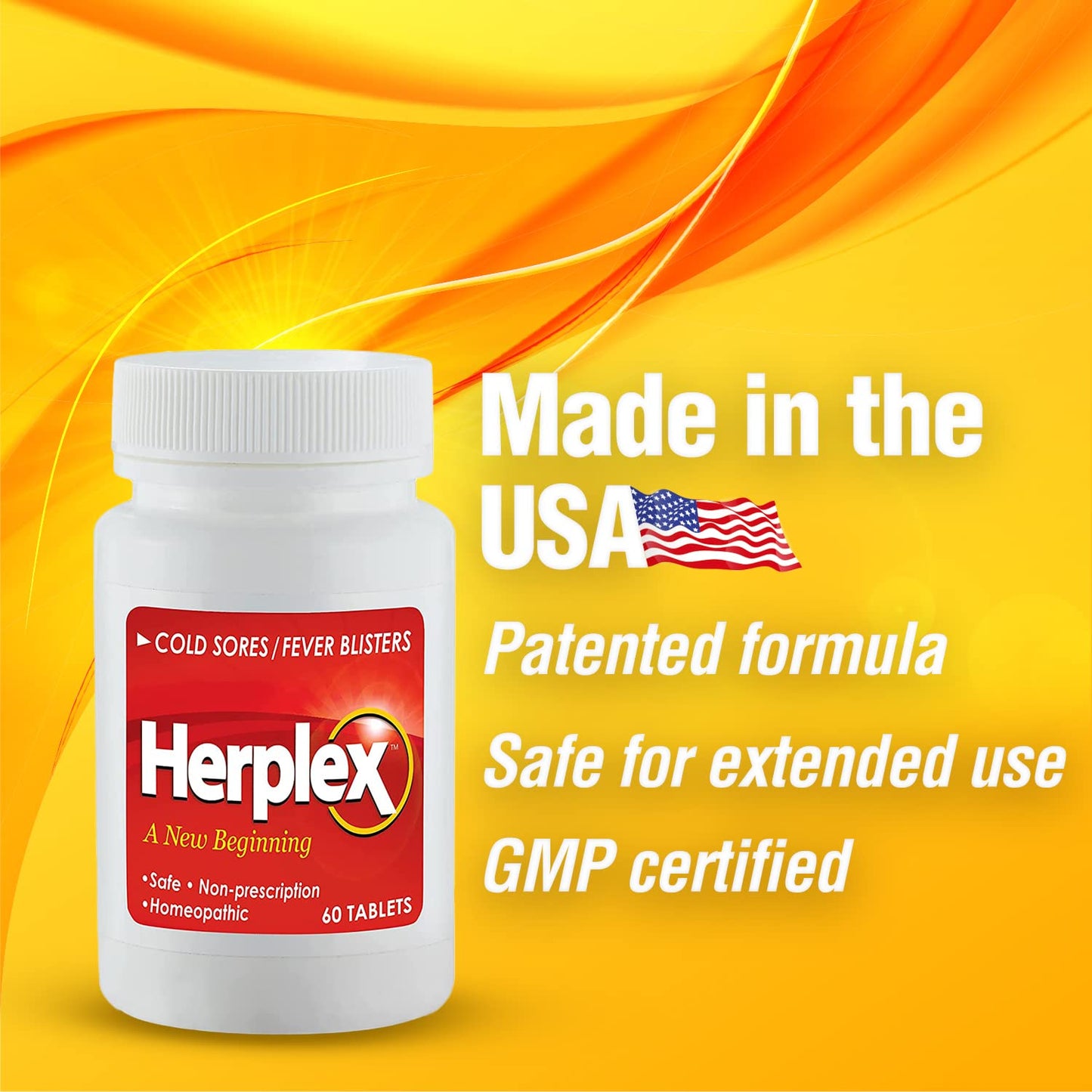 Herplex Tablets - (1) Bottle - 60 Count