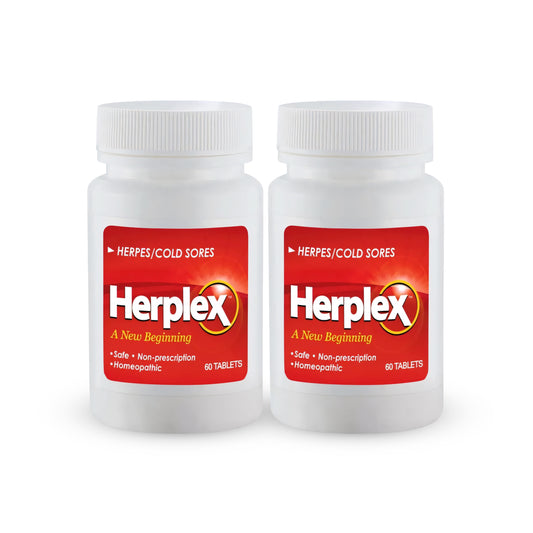 Herplex Tablets - (1) Bottle - 60 Count - Two Pack